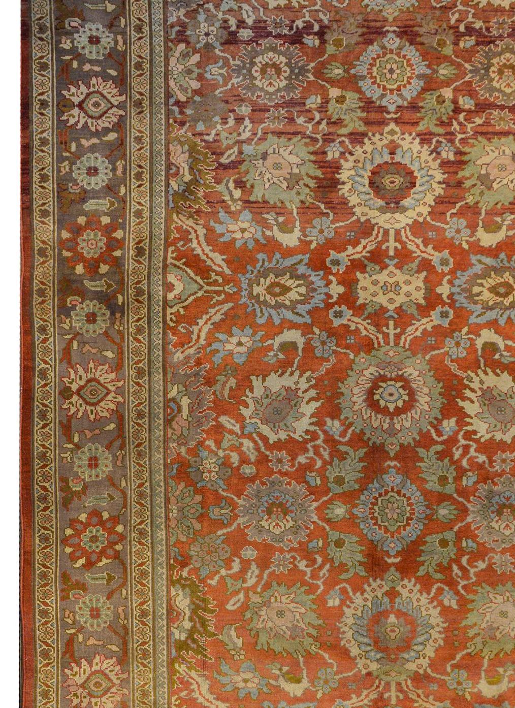 Extraordinary Vintage Sultanabad Rug For Sale