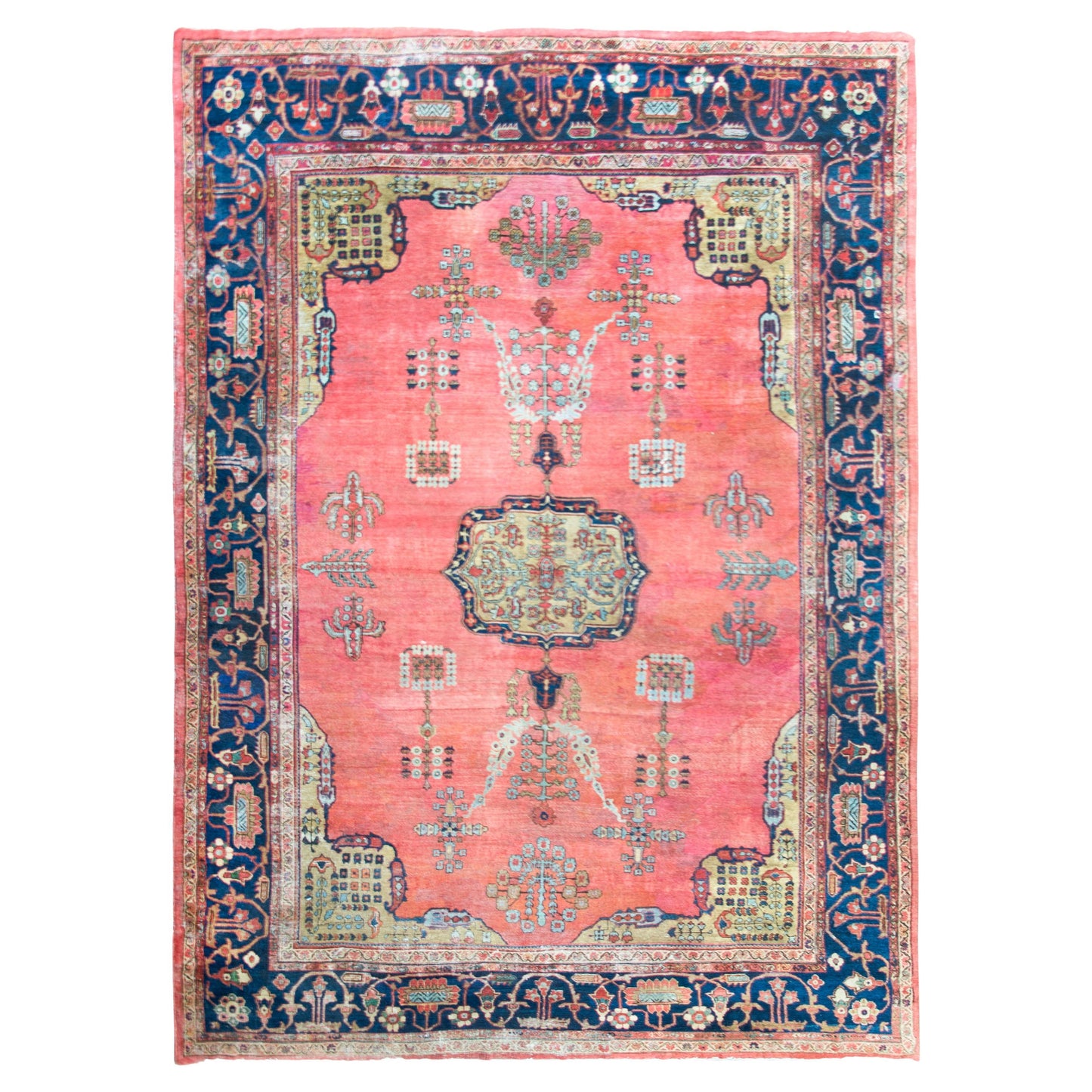 Early 20th Century Persian Sultanabad Rug For Sale