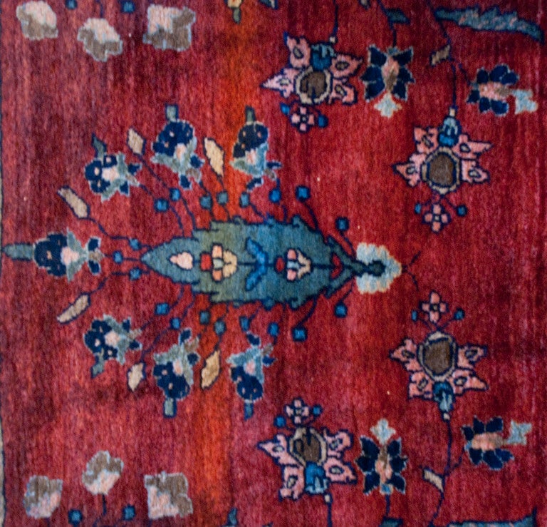 19th Century Persian Sarouk Mohajeran Rug For Sale