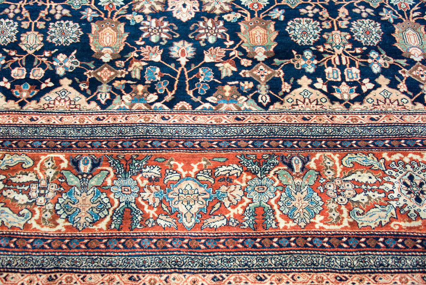 Early 20th Century Persian Sarouk Farahan Rug For Sale