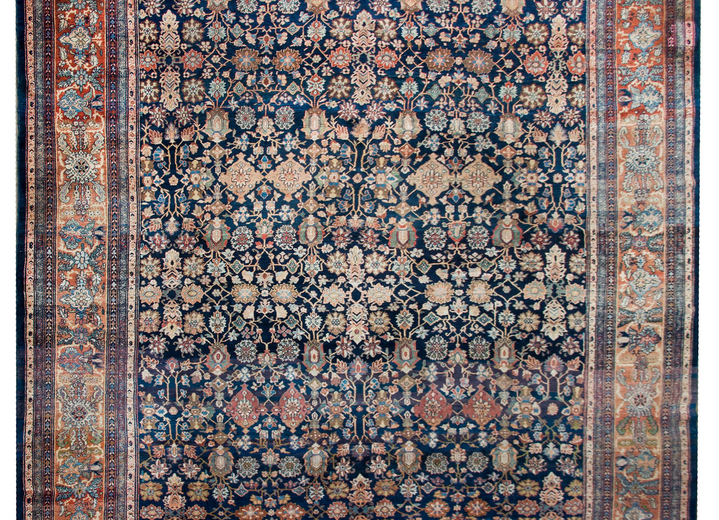 Early 20th Century Persian Sarouk Farahan Rug For Sale