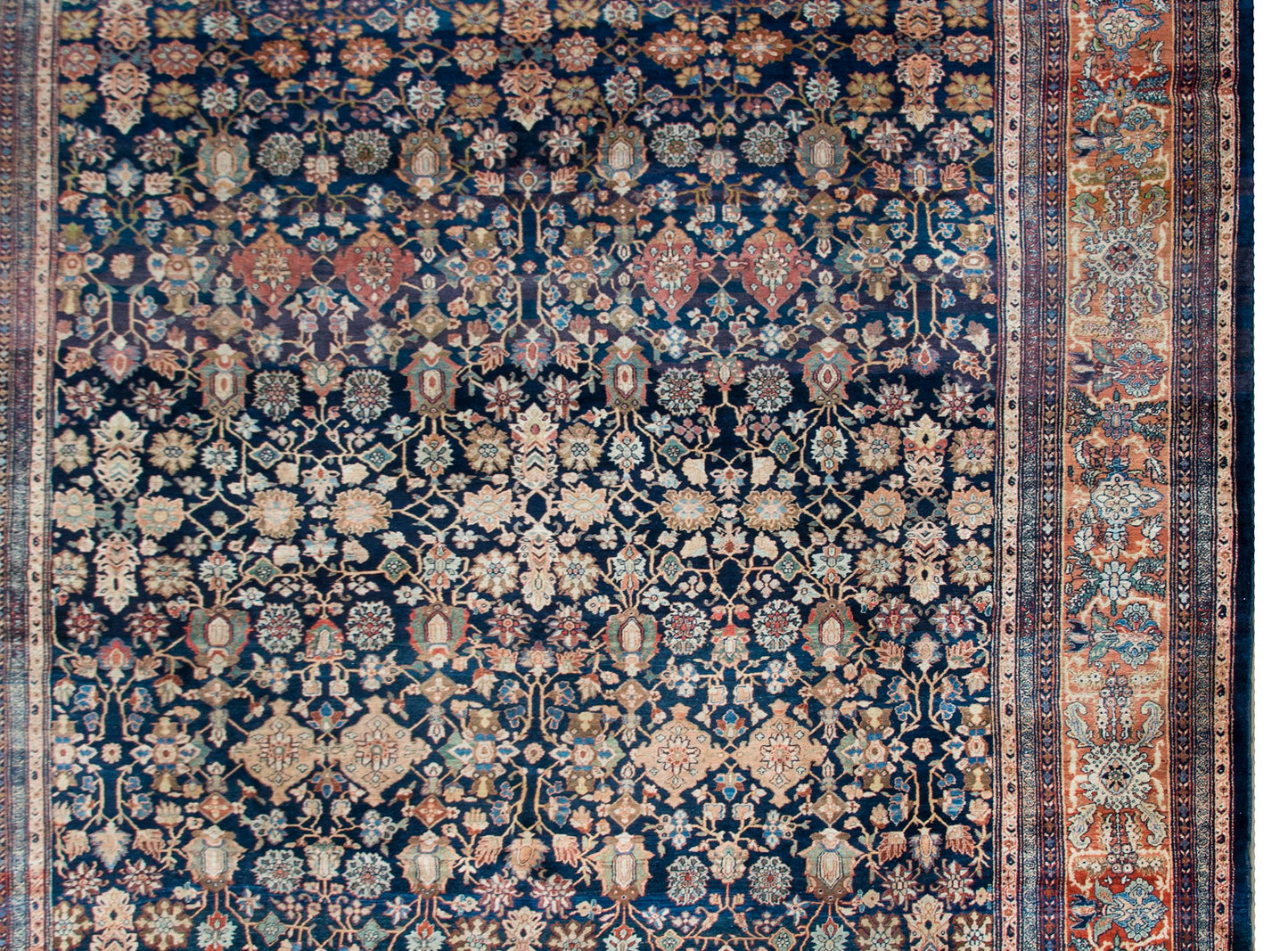 Early 20th Century Persian Sarouk Farahan Rug For Sale
