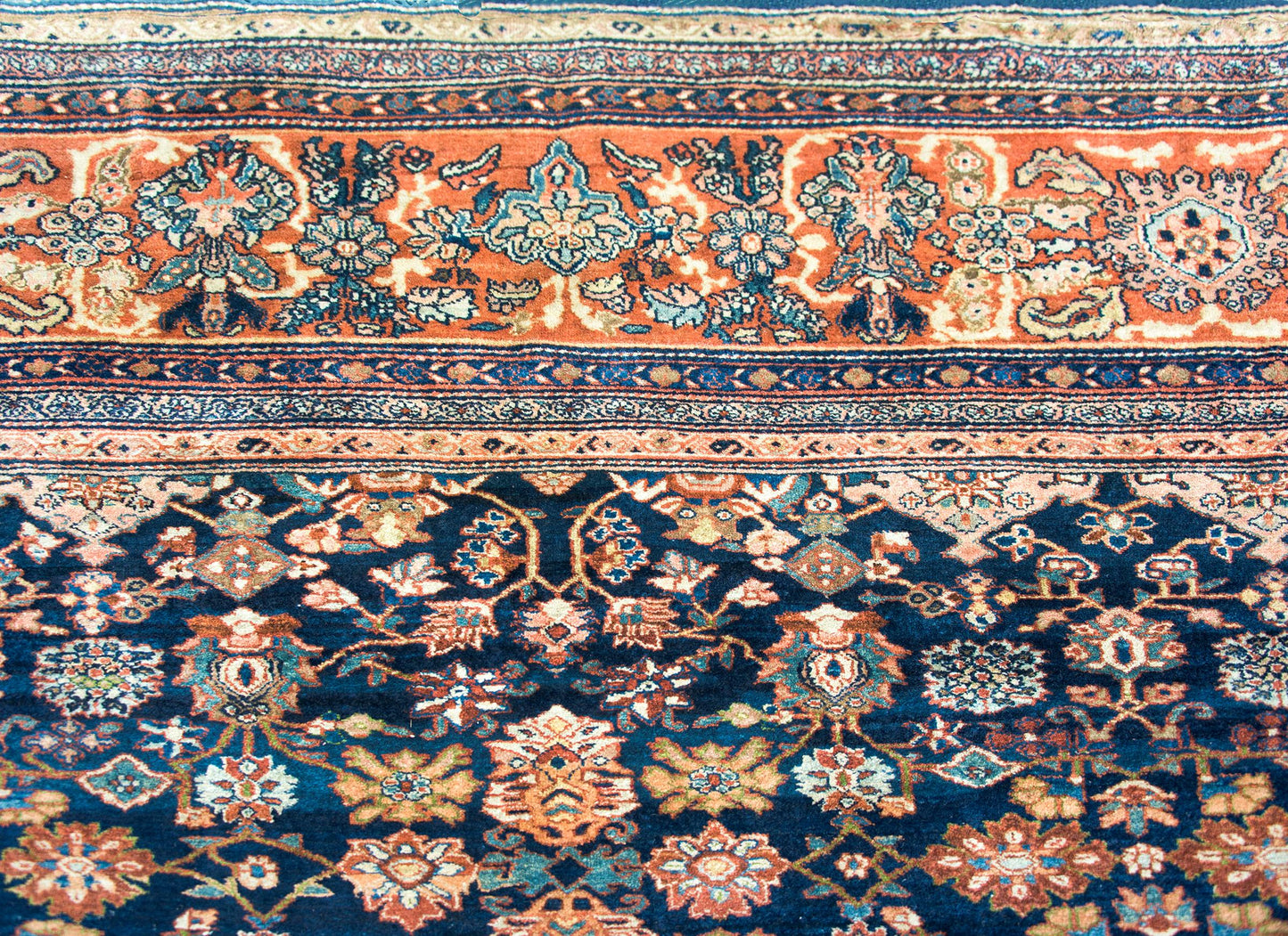 Early 20th Century Persian Sarouk Farahan Rug For Sale