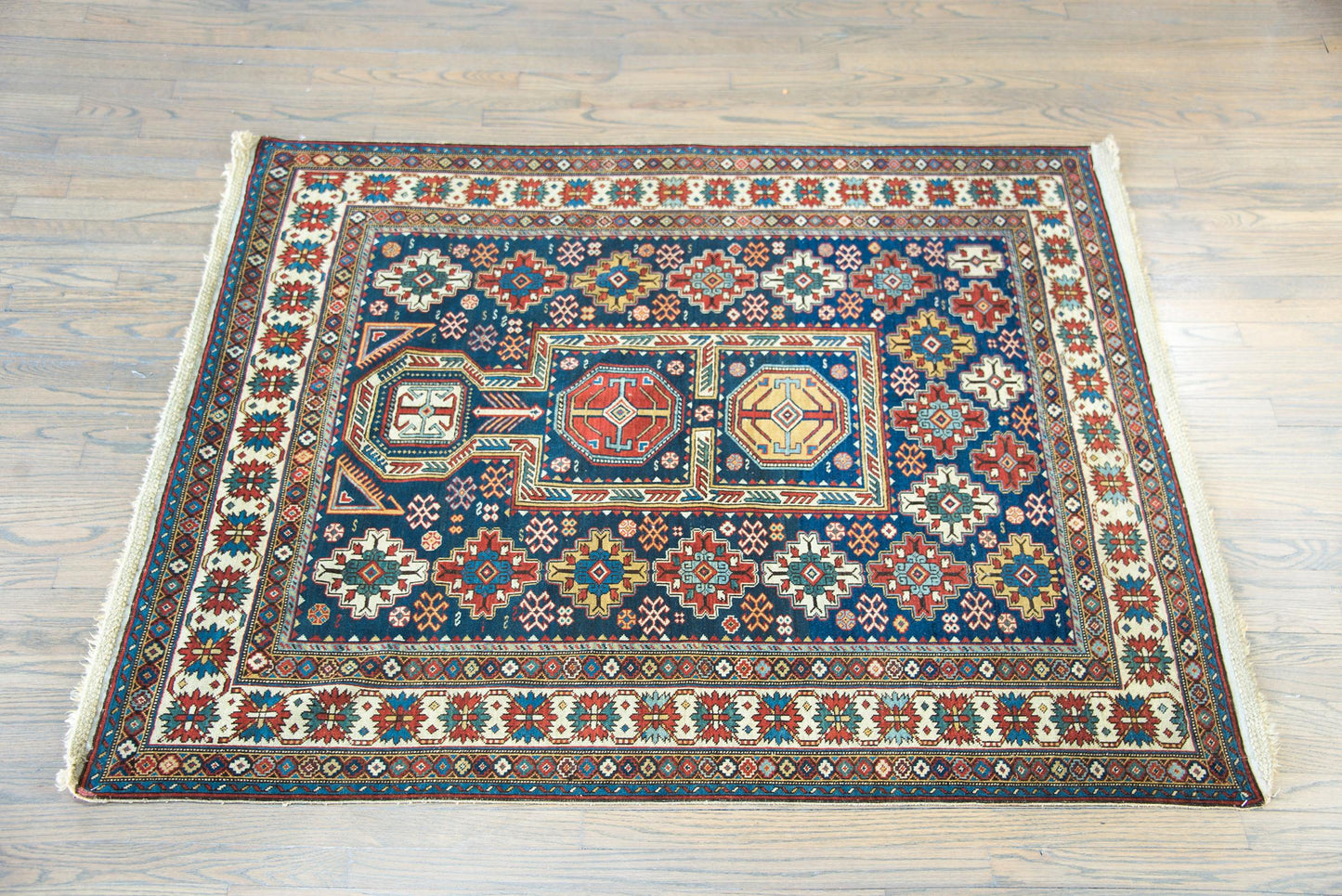 Late 19th Century Persian Shirvan Rug For Sale