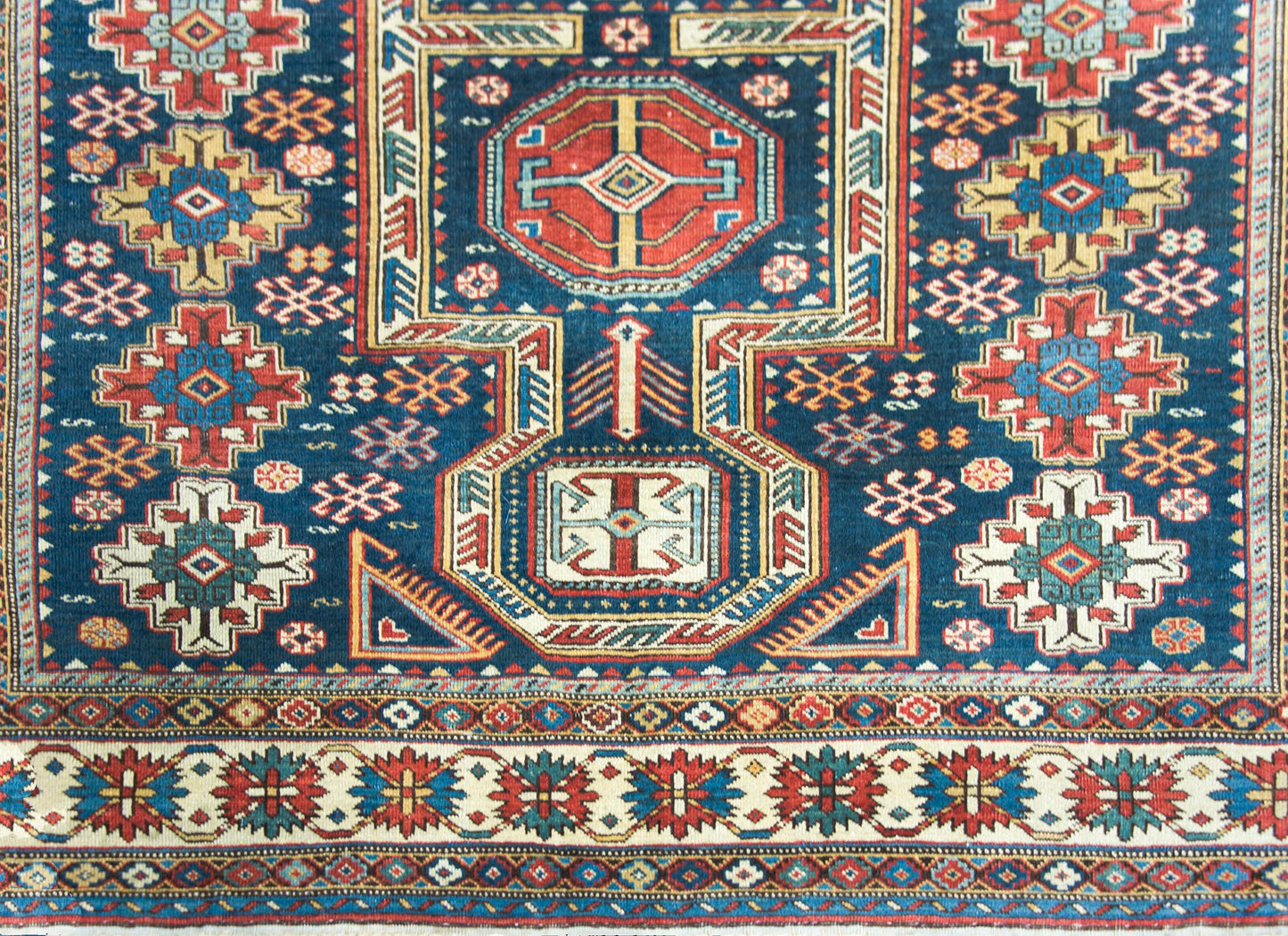 Late 19th Century Persian Shirvan Rug For Sale
