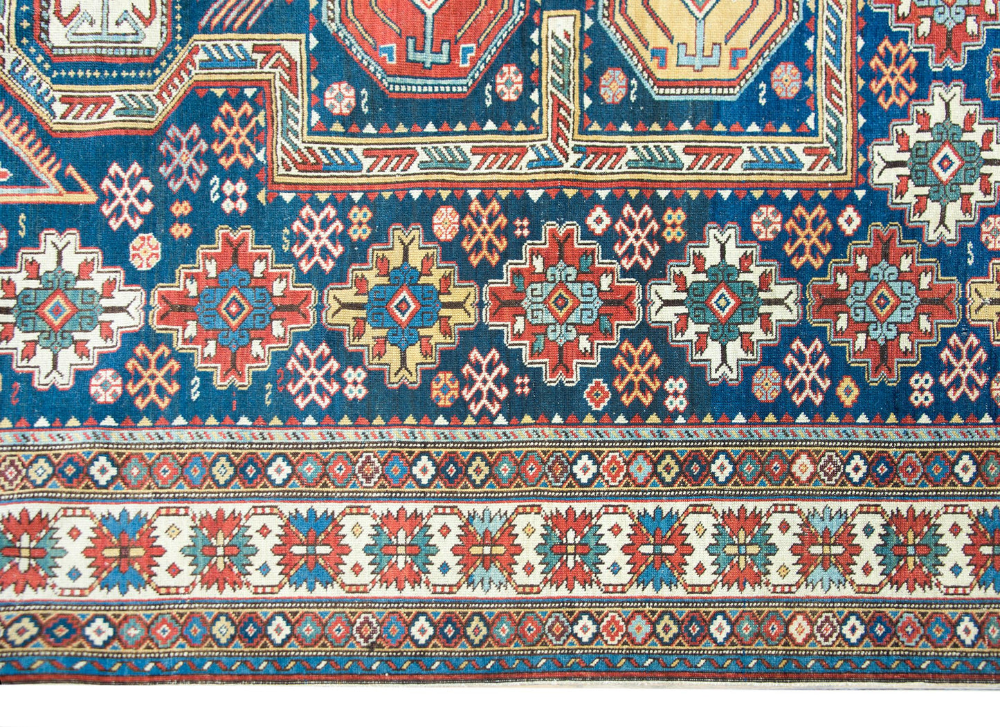 Late 19th Century Persian Shirvan Rug For Sale