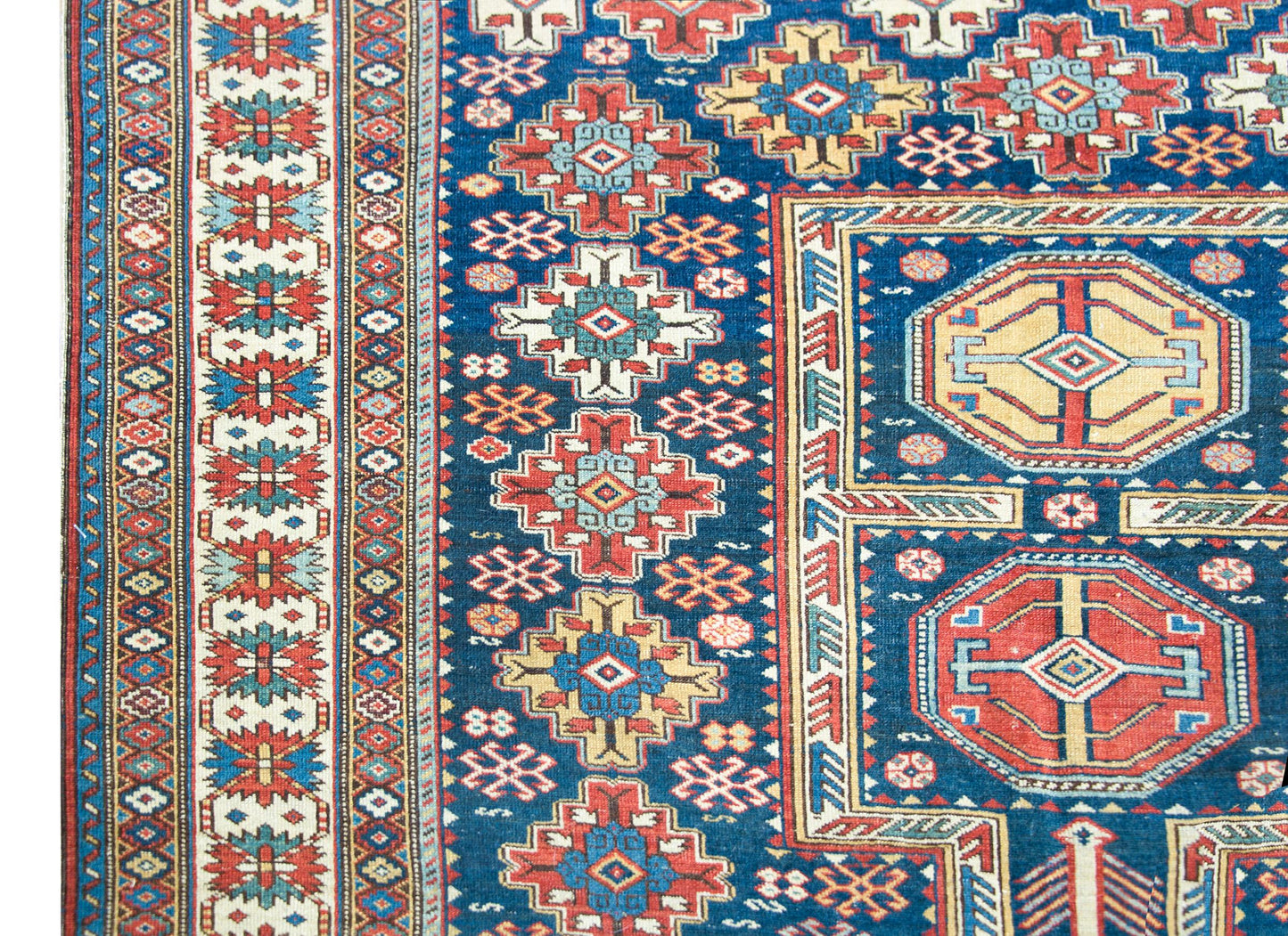 Late 19th Century Persian Shirvan Rug For Sale