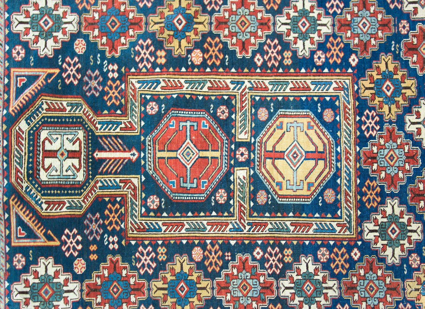 Late 19th Century Persian Shirvan Rug For Sale