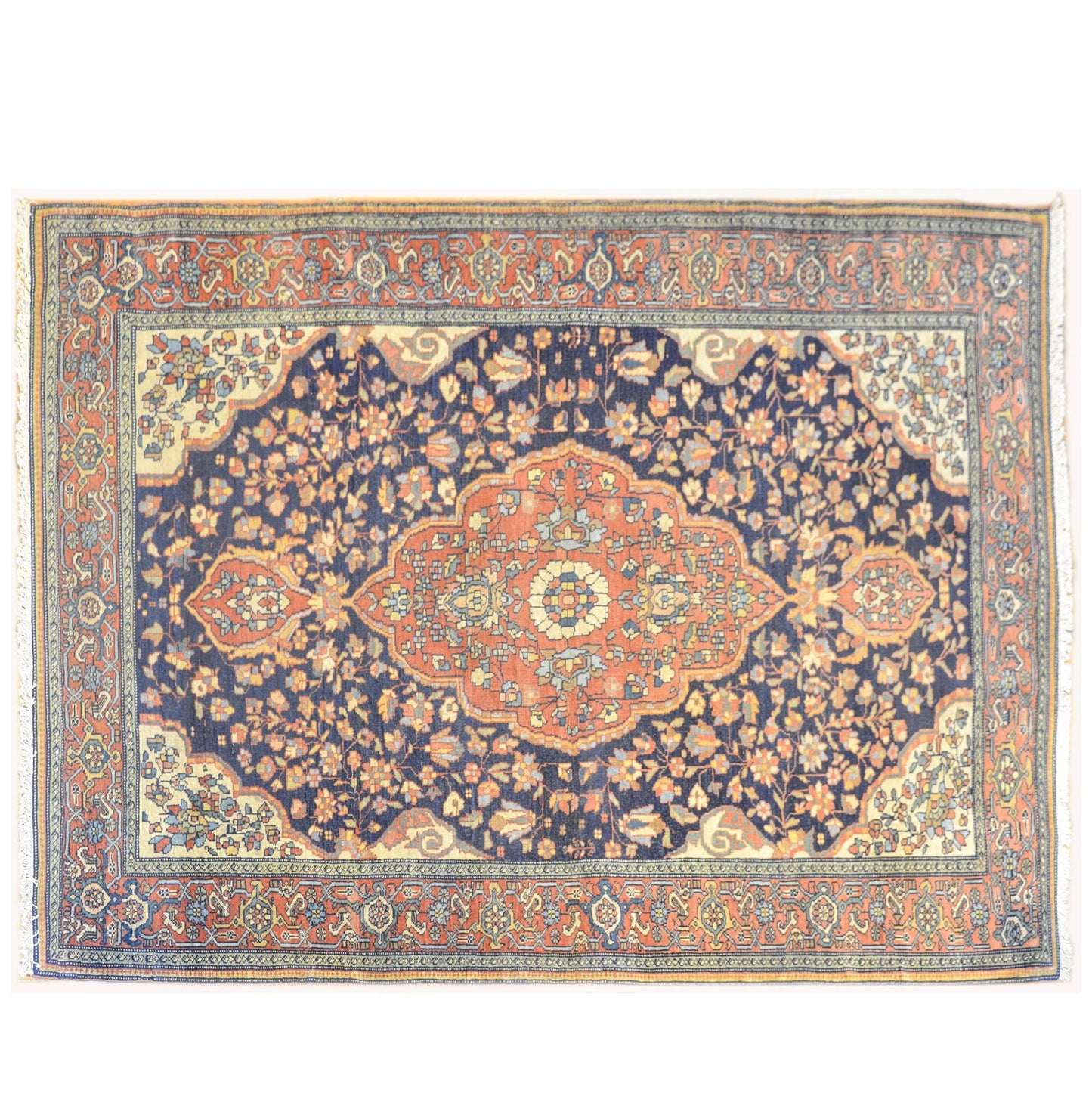 Extraordinary 19th Century Sarouk Farahan Rug For Sale