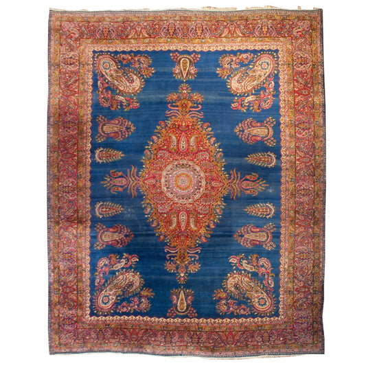 Early 20th Century Kirman Rug For Sale
