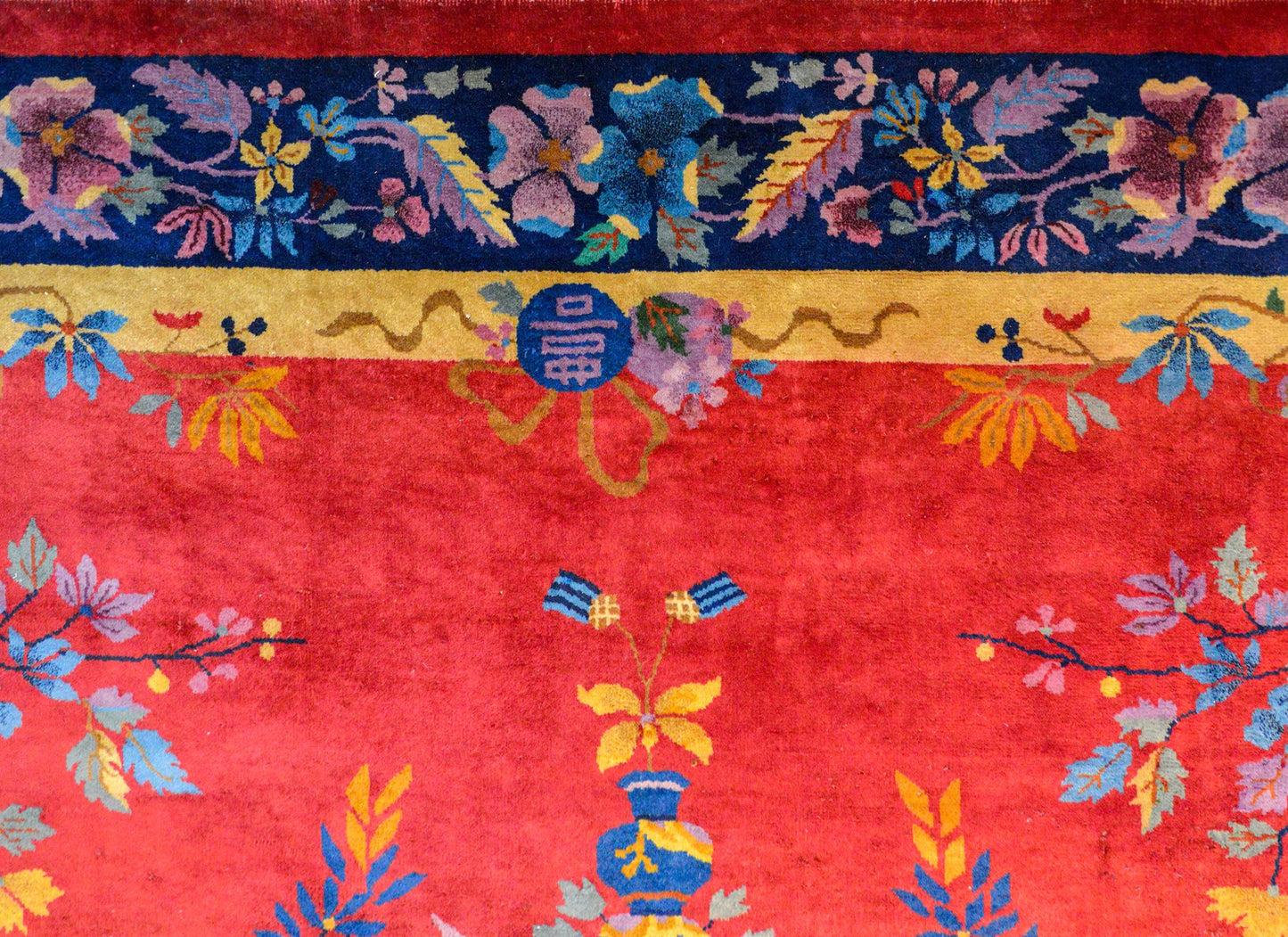 Beautiful Early 20th Century Chinese Art Deco Rug For Sale