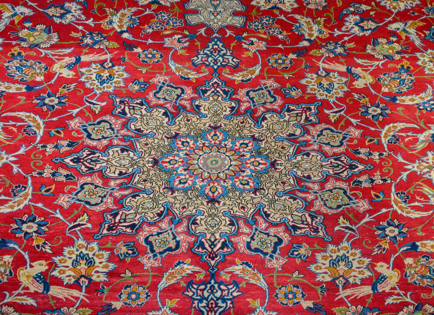 Extraordinary Mid-20th Century Isfahan Rug For Sale