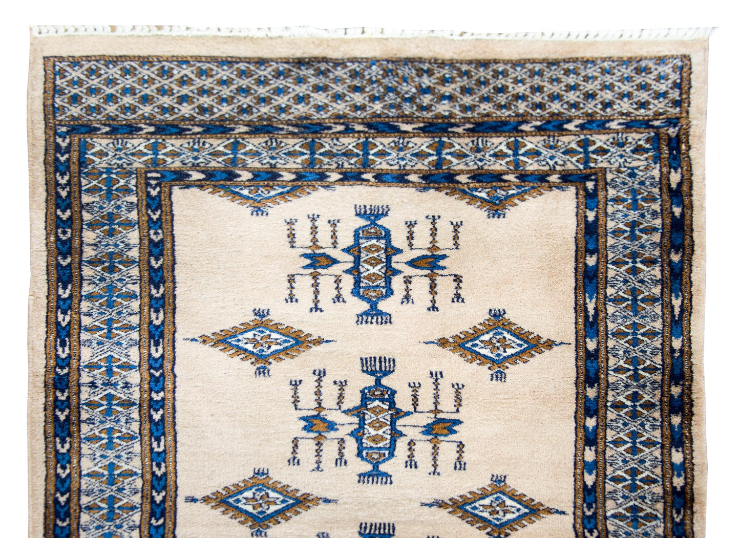 Vintage Pakistani Bokhara Runner For Sale
