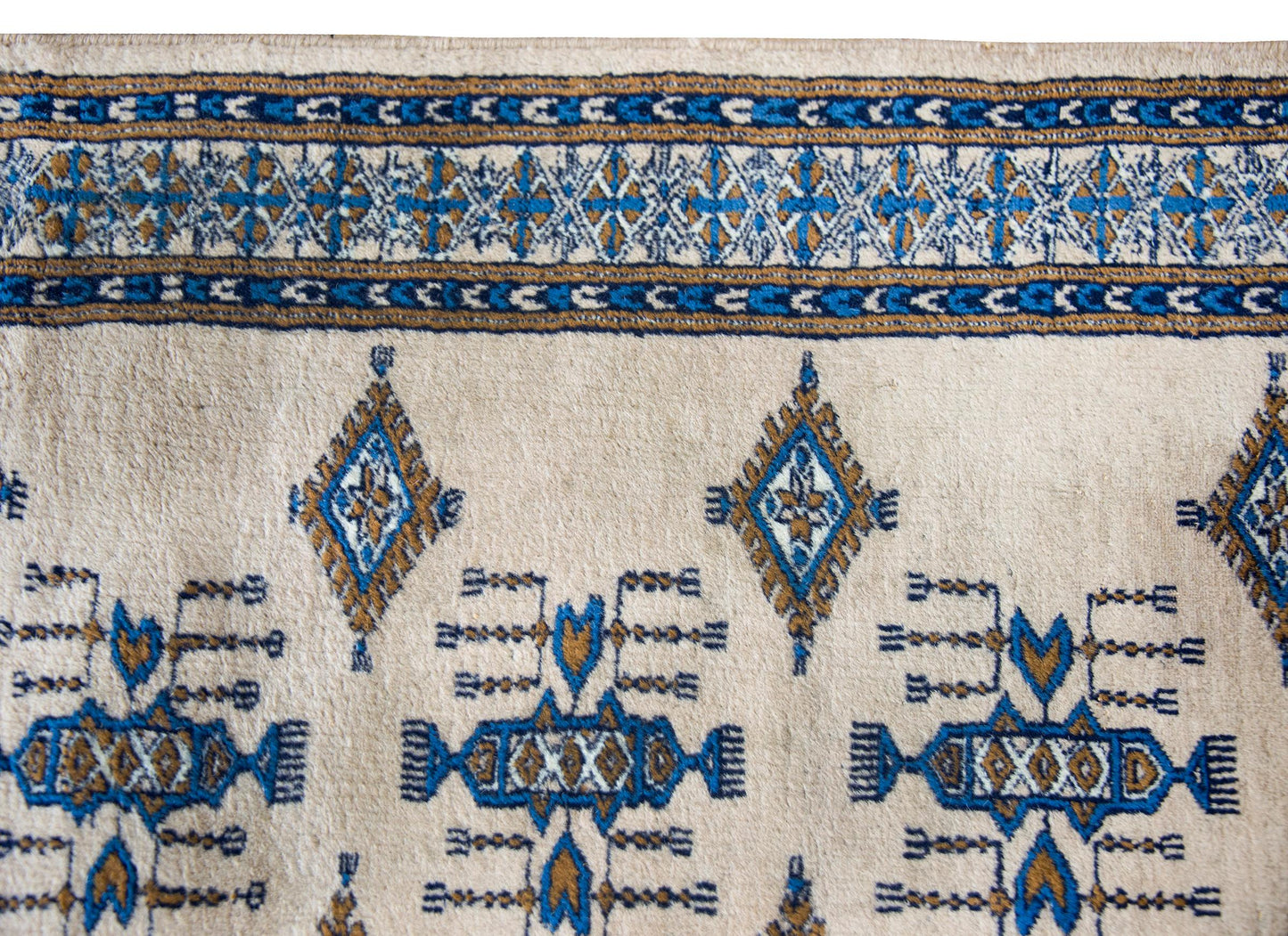 Vintage Pakistani Bokhara Runner For Sale