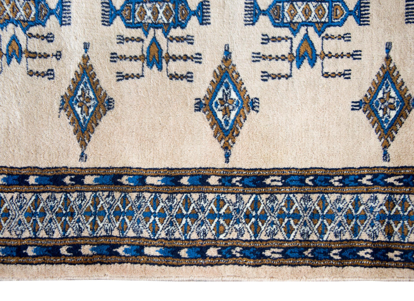 Vintage Pakistani Bokhara Runner For Sale