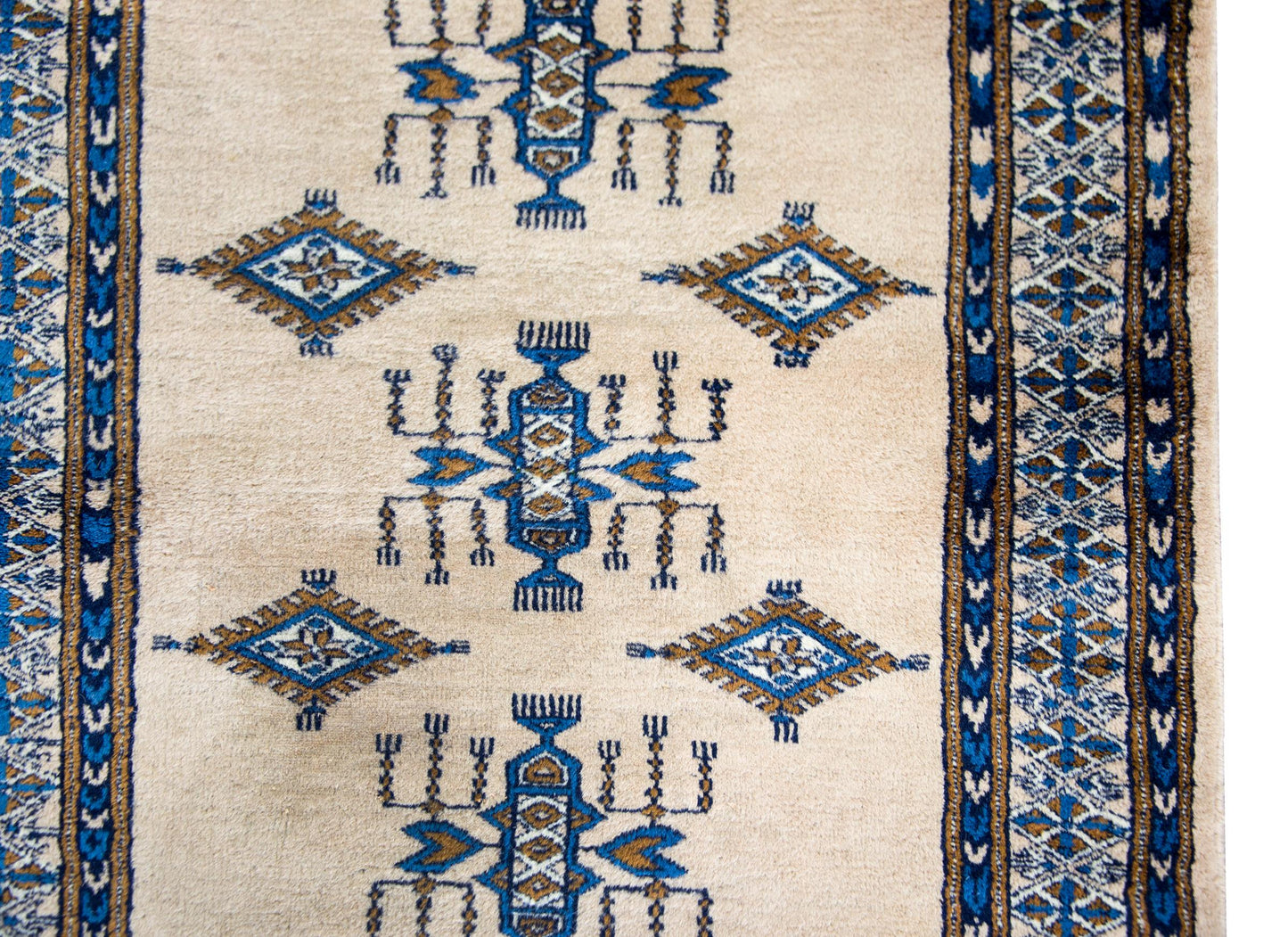 Vintage Pakistani Bokhara Runner For Sale