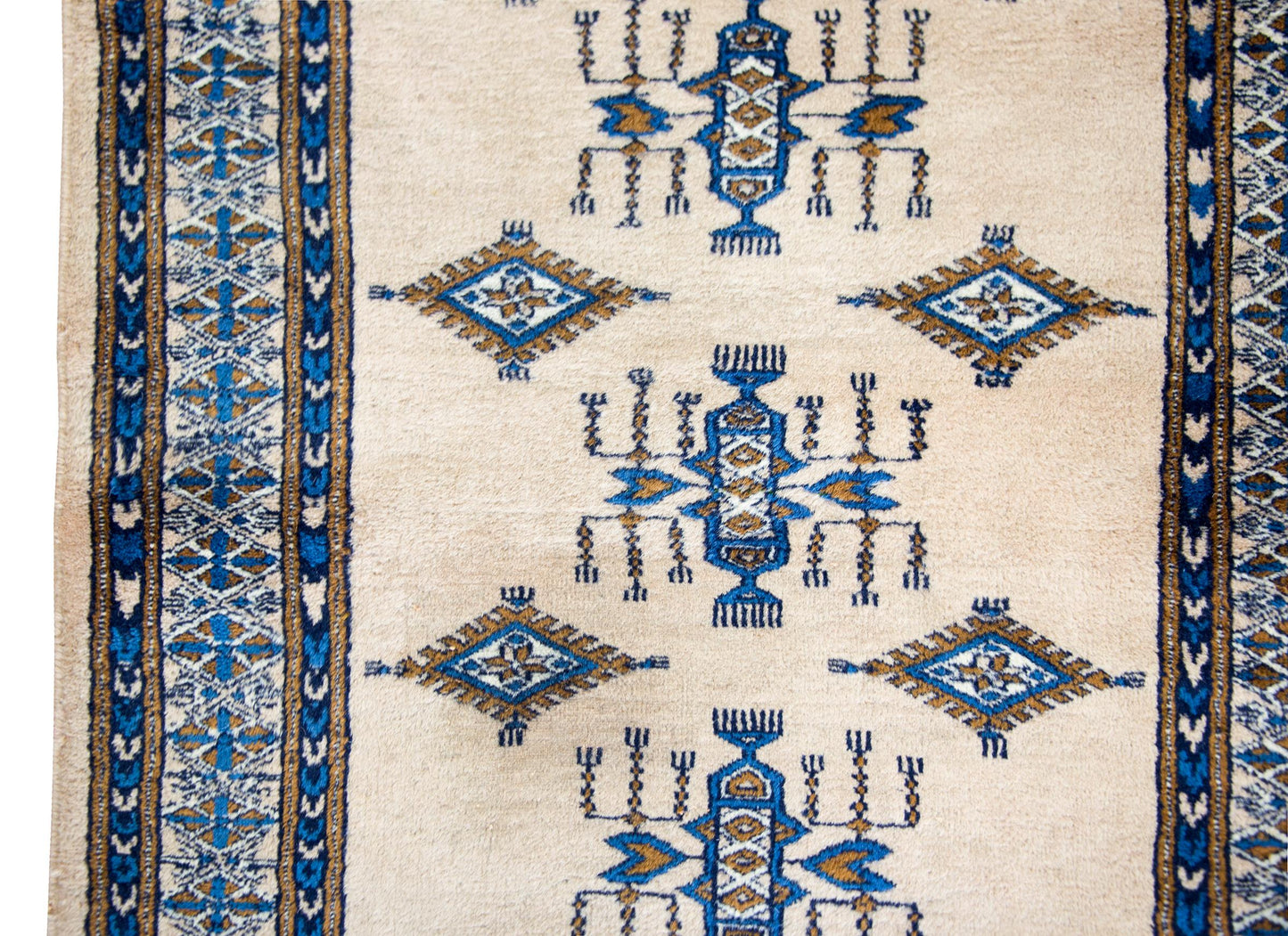 Vintage Pakistani Bokhara Runner For Sale