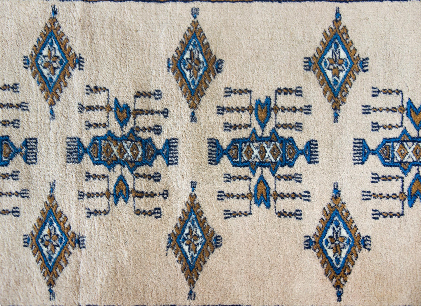 Vintage Pakistani Bokhara Runner For Sale