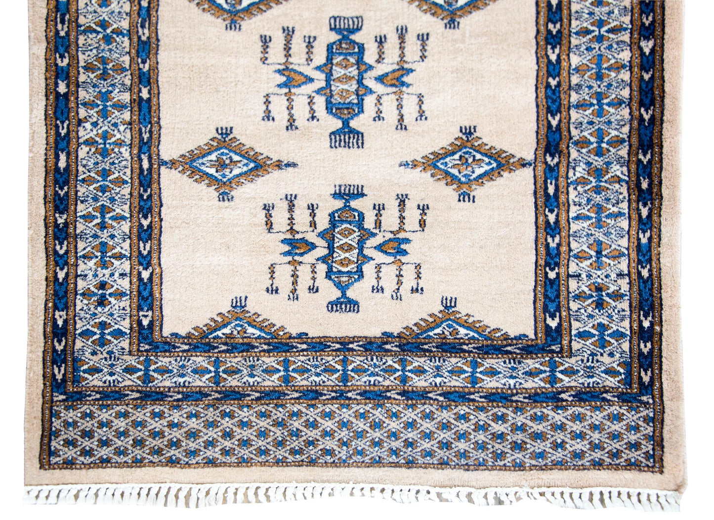 Vintage Pakistani Bokhara Runner For Sale
