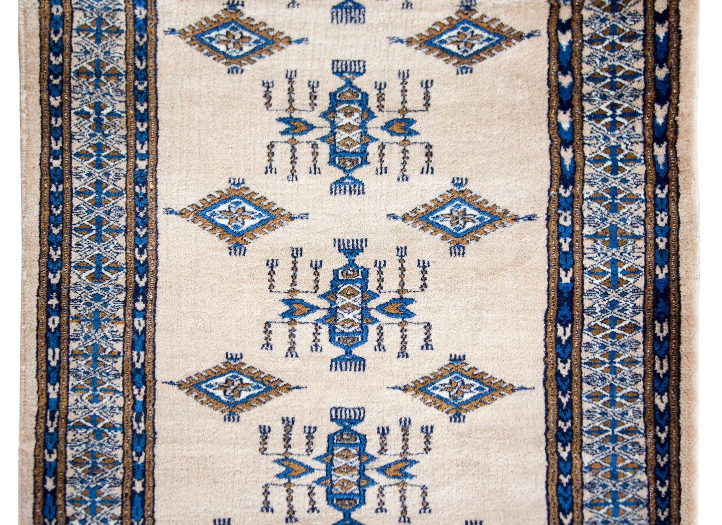 Vintage Pakistani Bokhara Runner For Sale