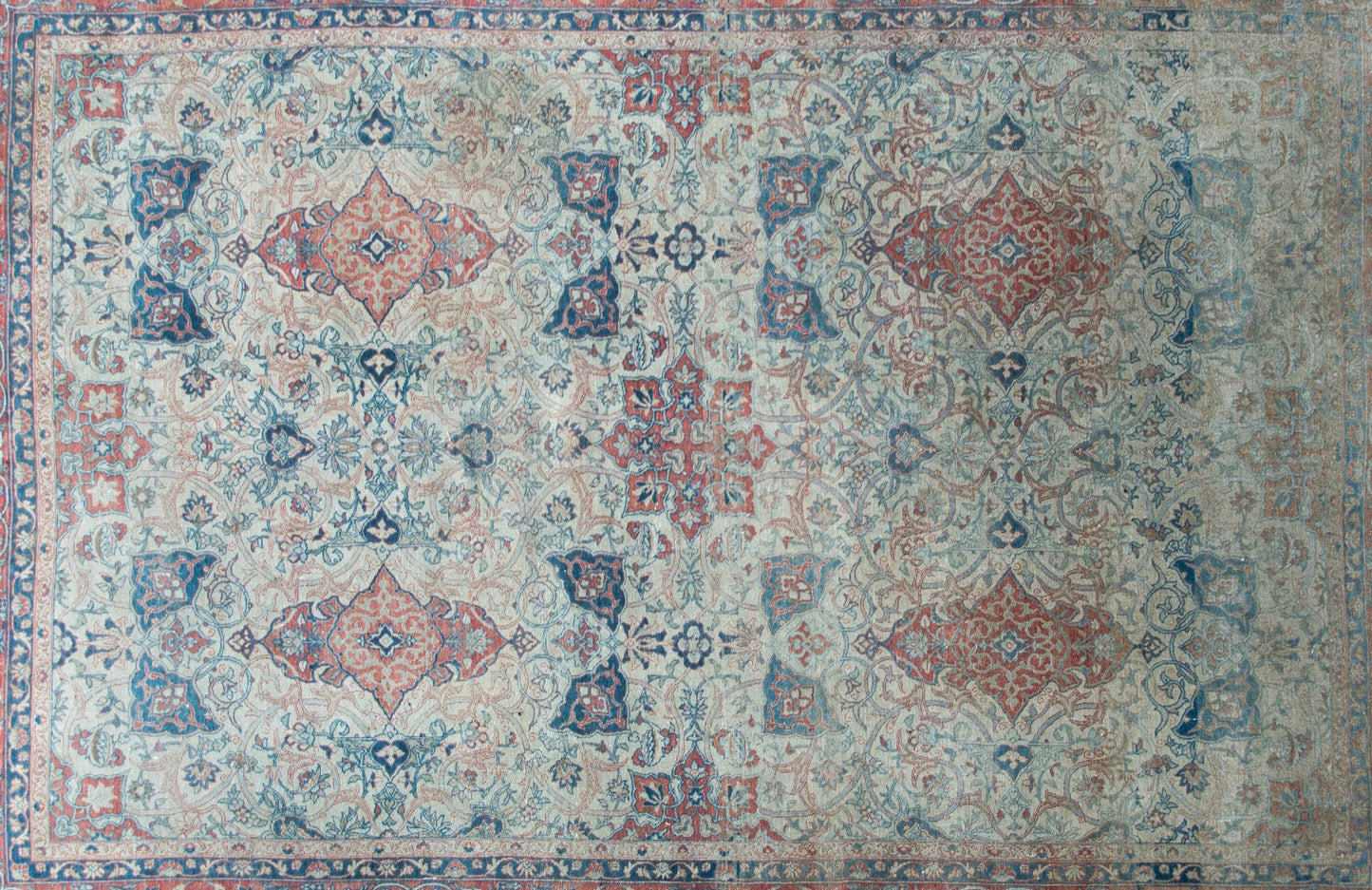 Late 19th Century Persian Isfahan Rug For Sale