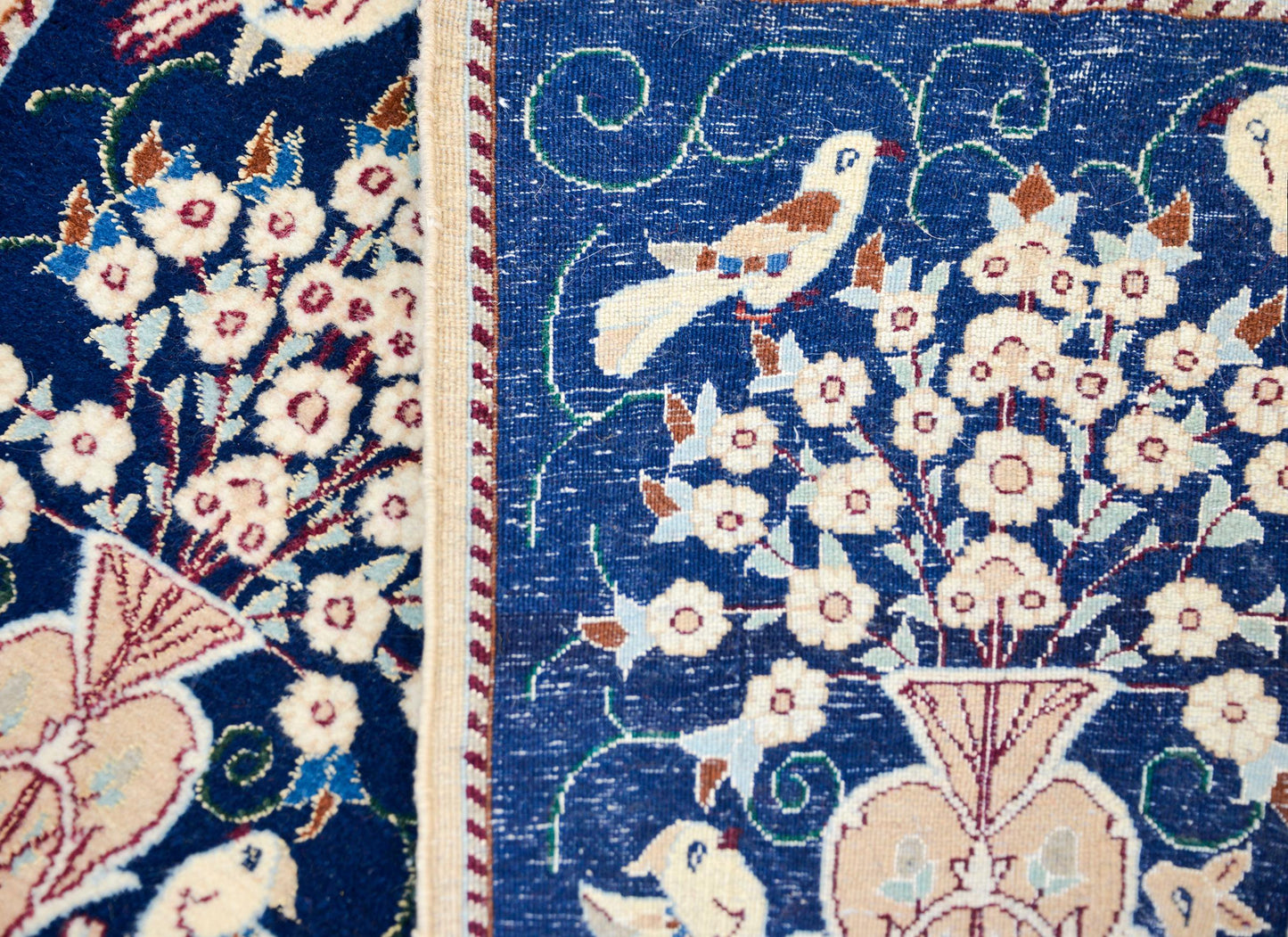 Pair of Vintage Pictorial Nain Rugs For Sale