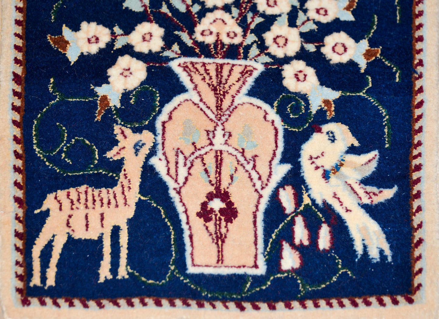 Pair of Vintage Pictorial Nain Rugs For Sale