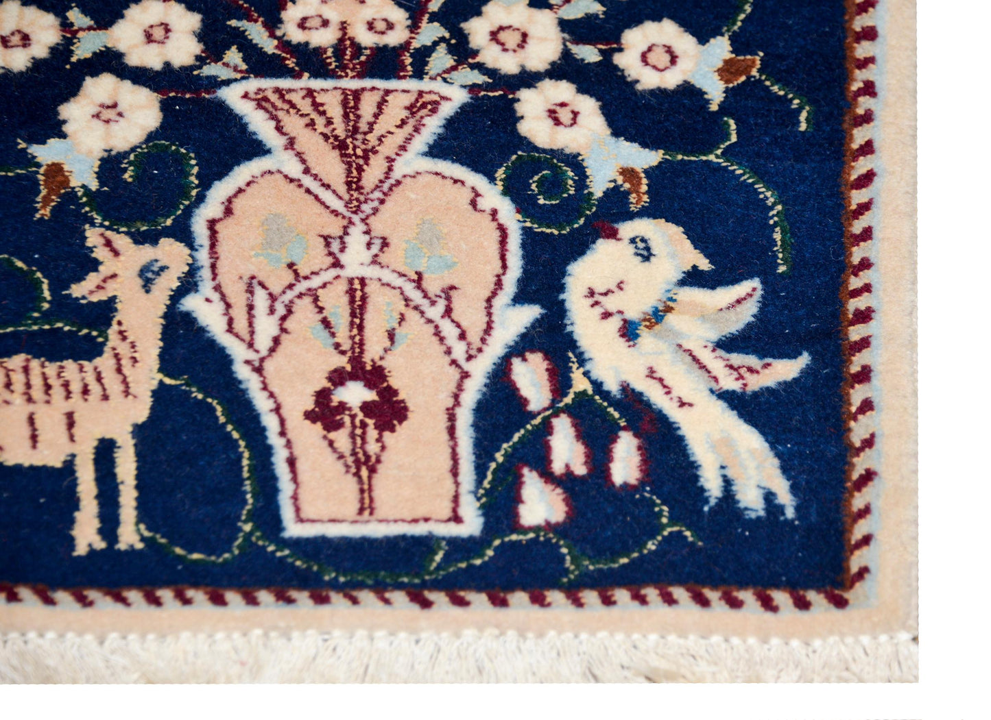 Pair of Vintage Pictorial Nain Rugs For Sale