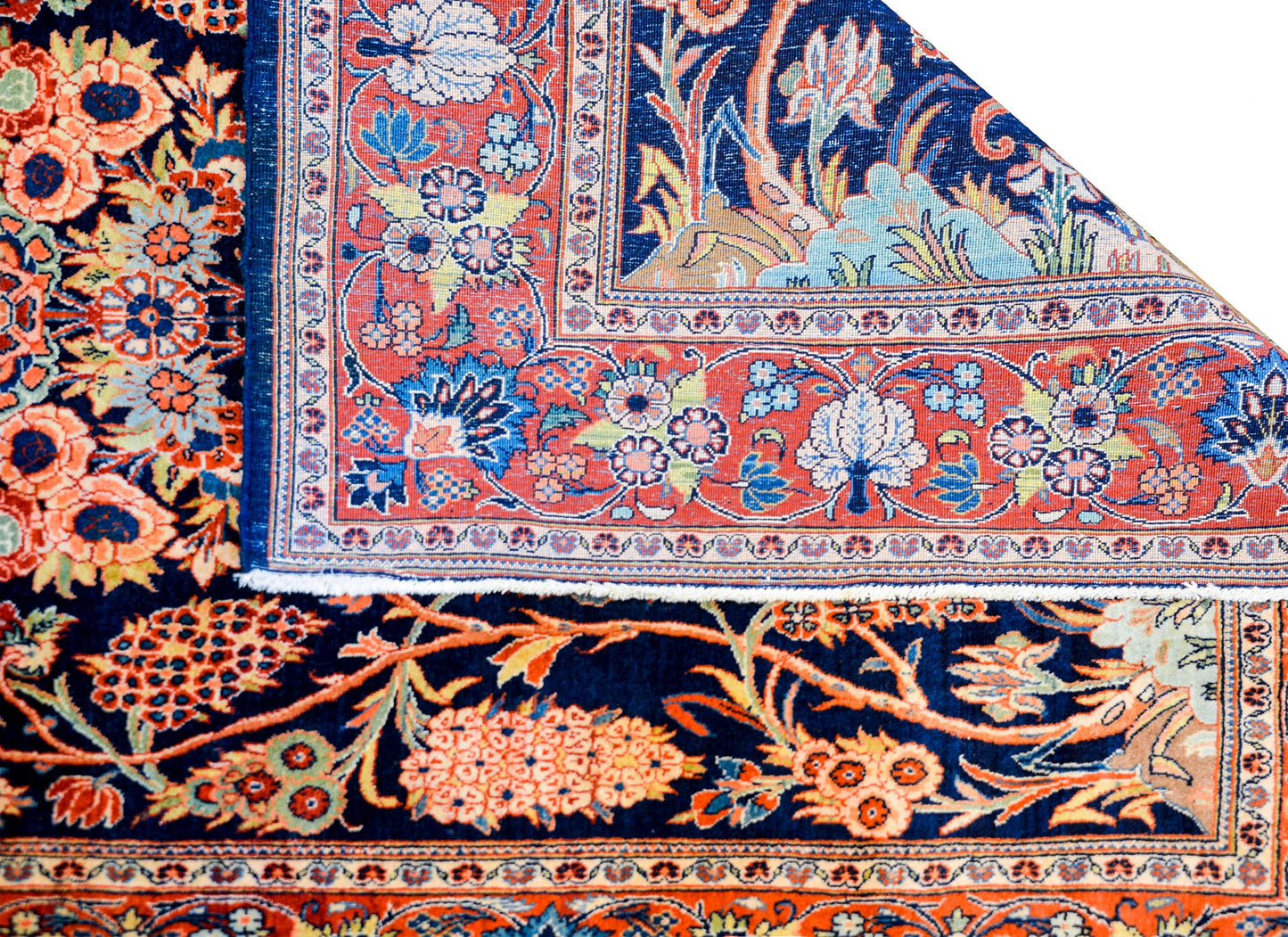 Gorgeous Early 20th Century Kashan Prayer Rug For Sale