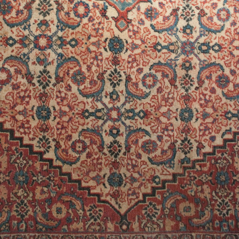 Early 20th Century Doroksh Herati Carpet For Sale