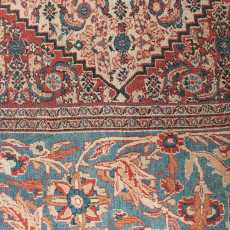 Early 20th Century Doroksh Herati Carpet For Sale