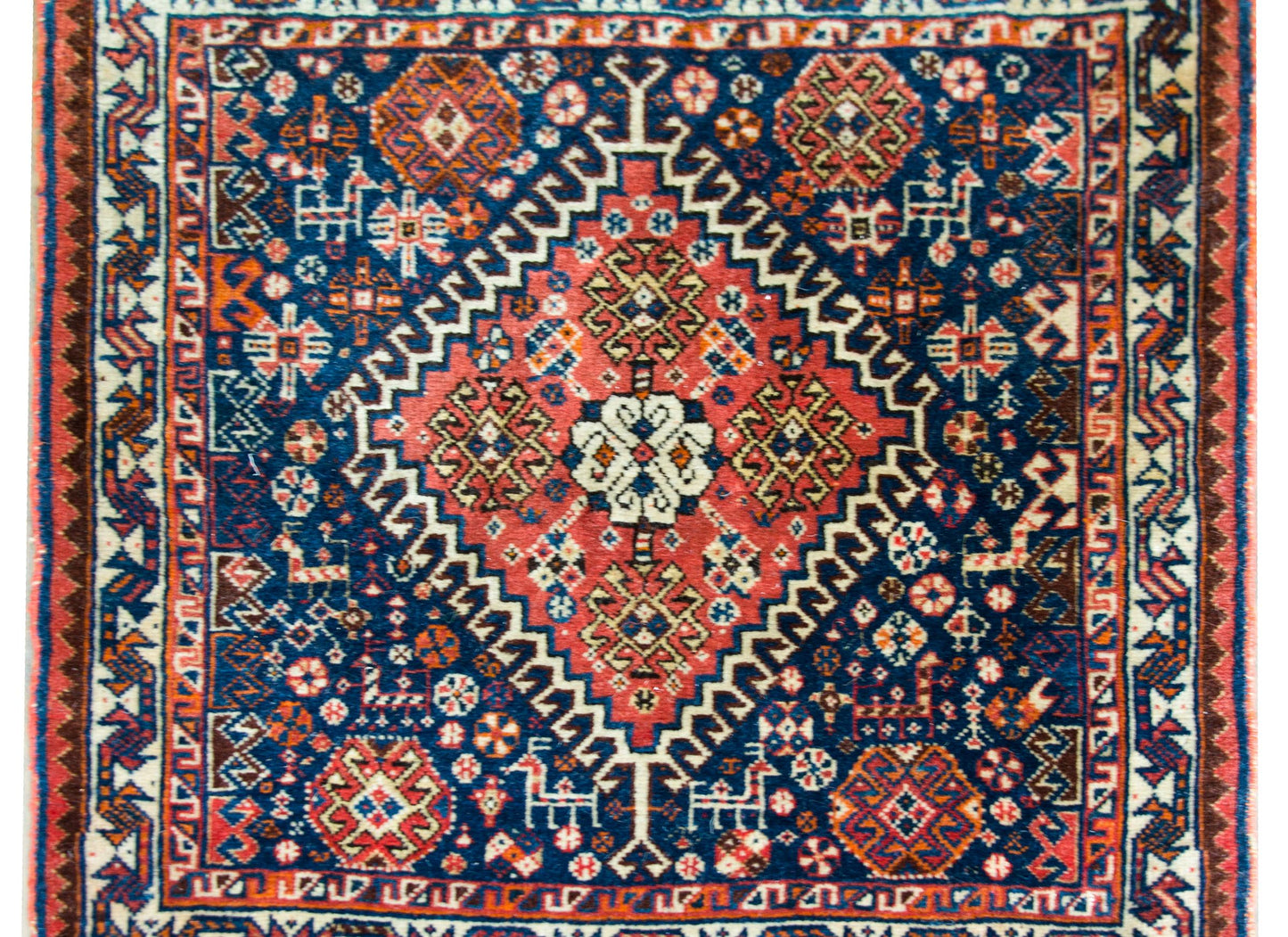 Early 20th Century Persian Afshar Rug For Sale