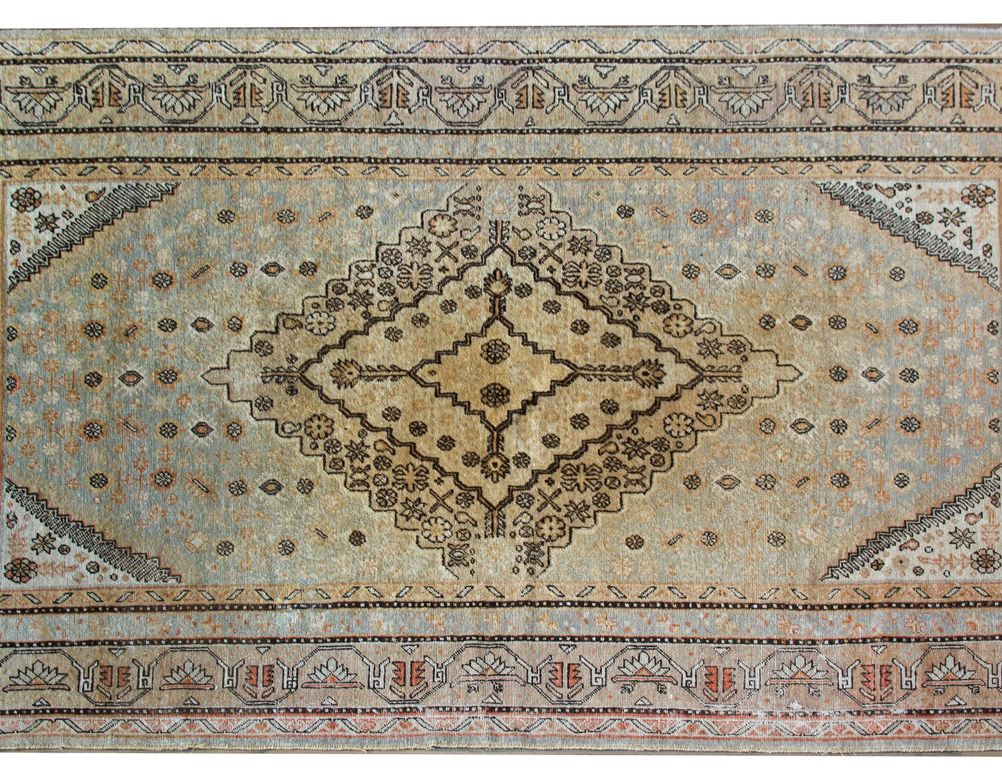 Early 20th Century Central Asian Samarghand Rug For Sale