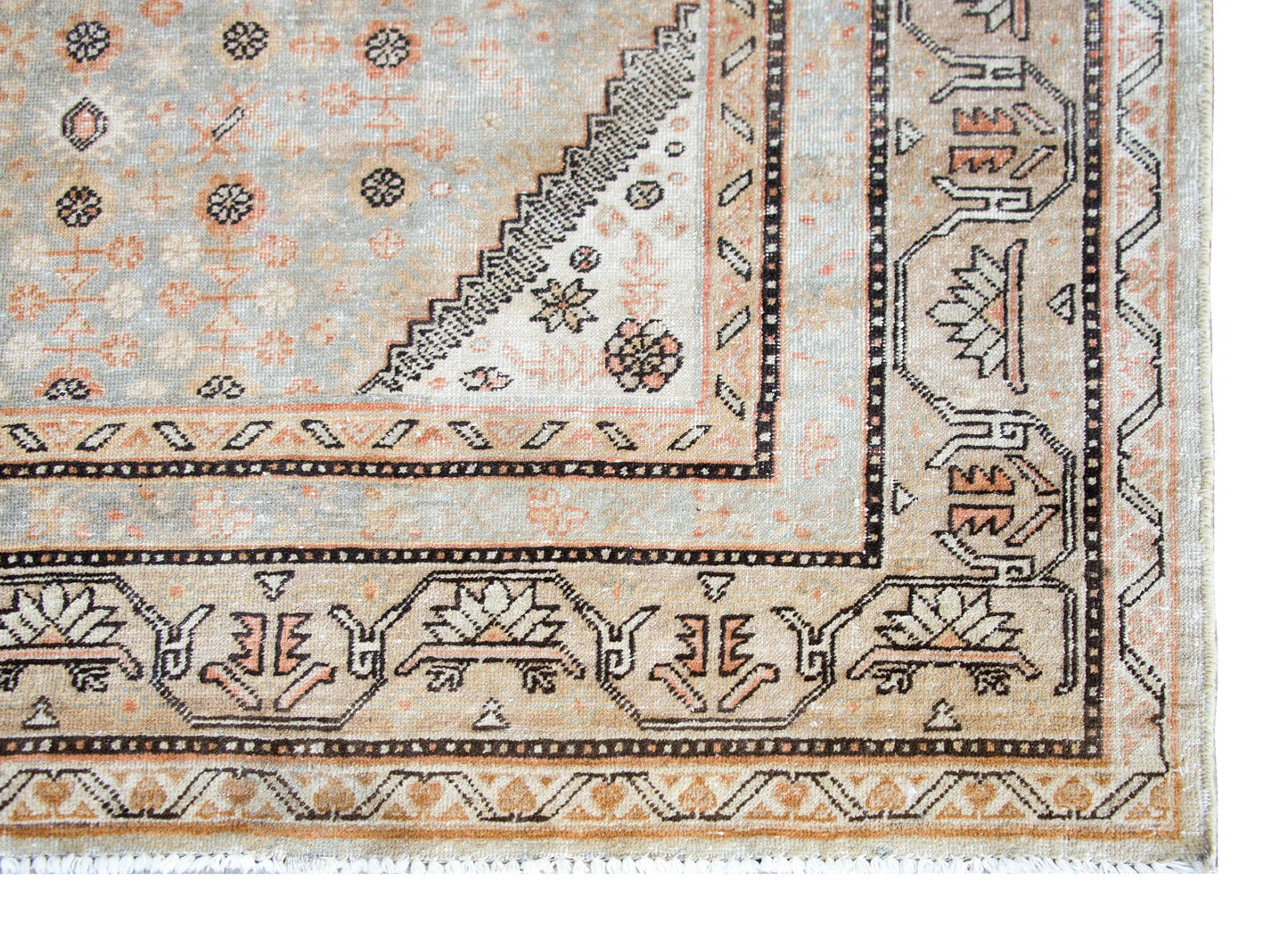 Early 20th Century Central Asian Samarghand Rug For Sale