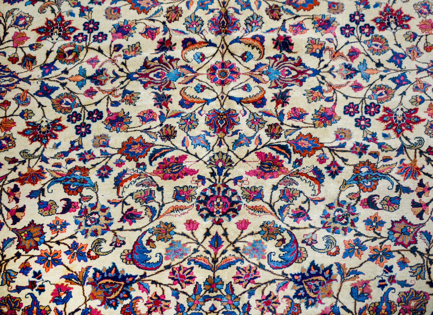 Incredible Monumental Early 20th Century Meshed Rug For Sale