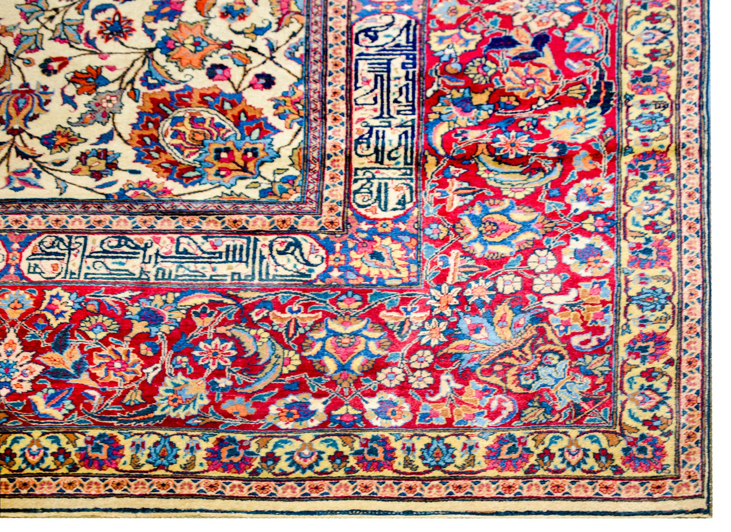 Incredible Monumental Early 20th Century Meshed Rug For Sale