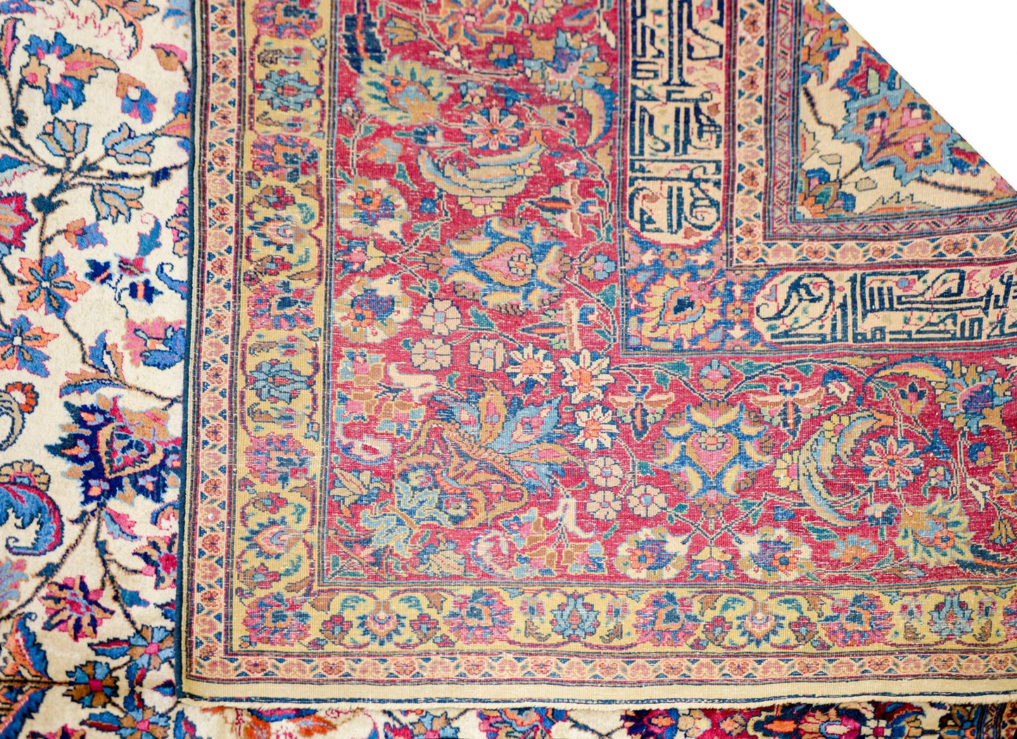 Incredible Monumental Early 20th Century Meshed Rug For Sale