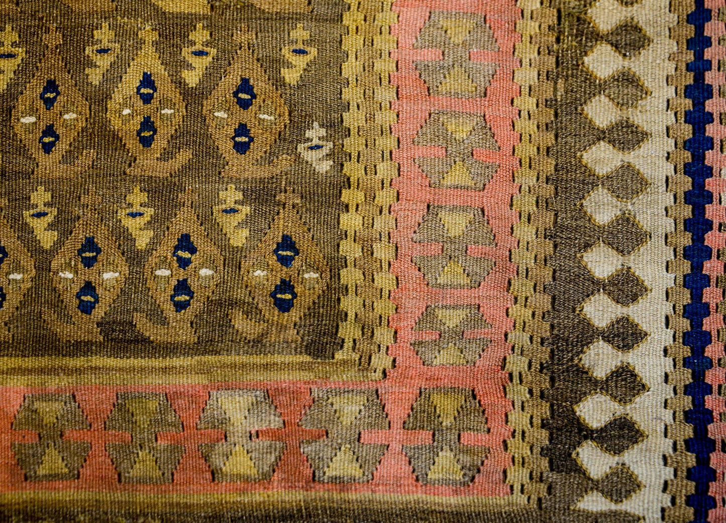Wonderful 20th Century Senneh Kilim Runner For Sale