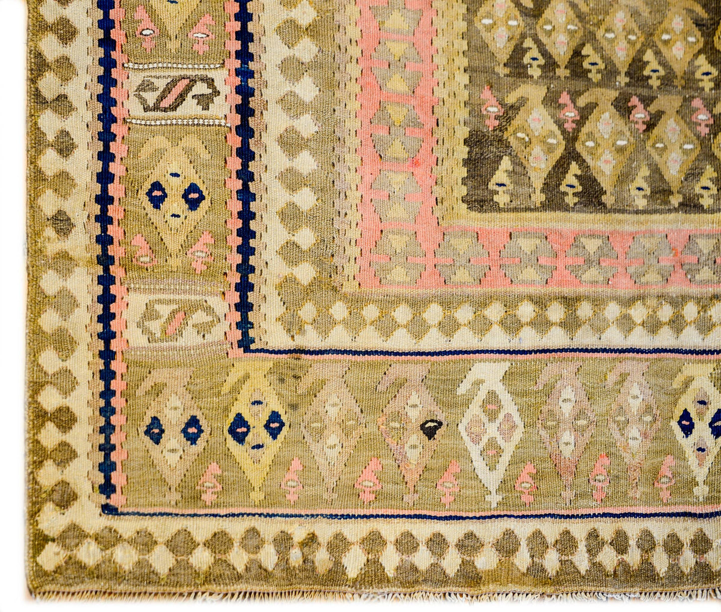 Wonderful 20th Century Senneh Kilim Runner For Sale