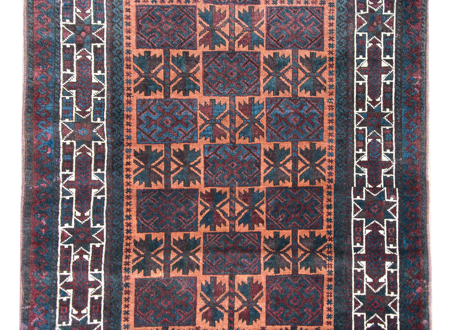 Vintage AFghani Baluch Prayer Rug For Sale