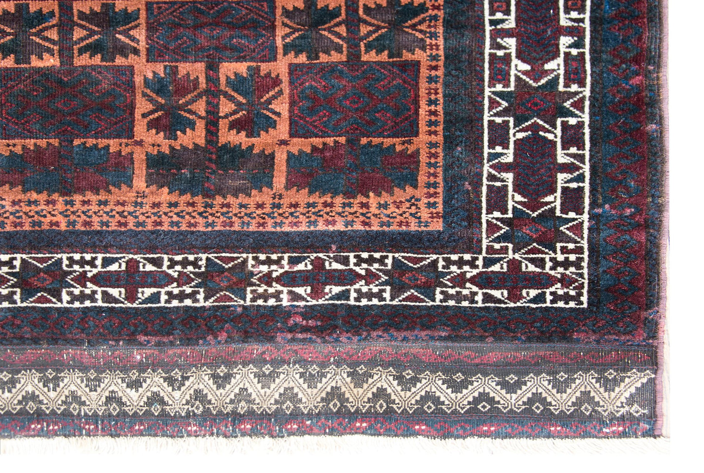 Vintage AFghani Baluch Prayer Rug For Sale