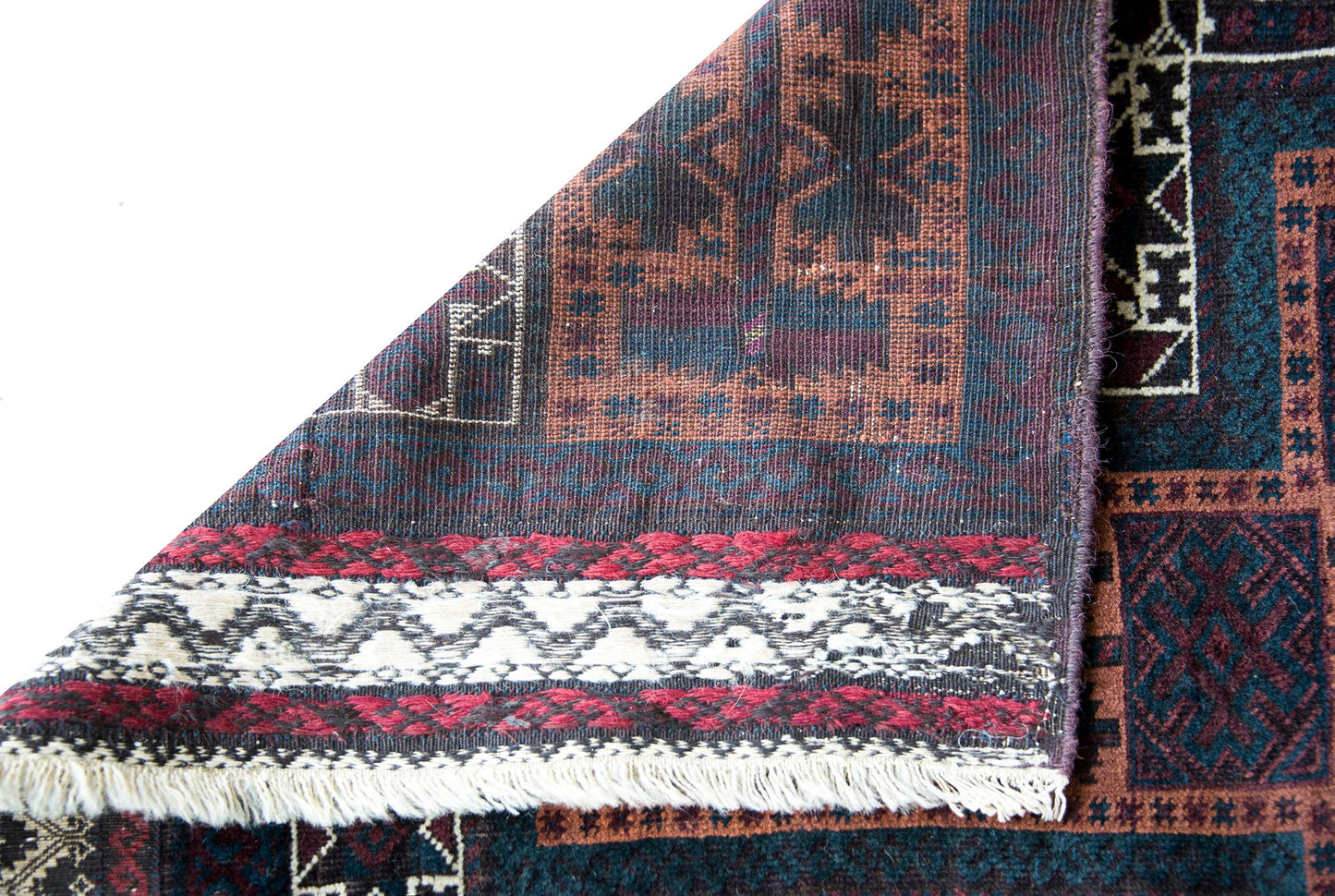 Vintage AFghani Baluch Prayer Rug For Sale