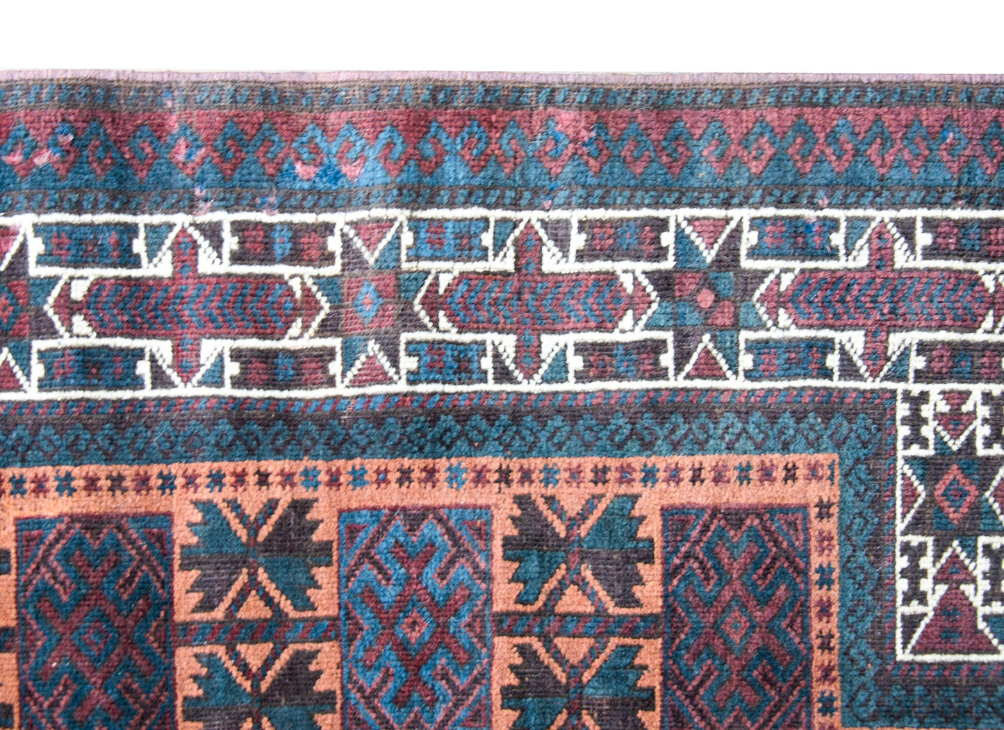 Vintage AFghani Baluch Prayer Rug For Sale