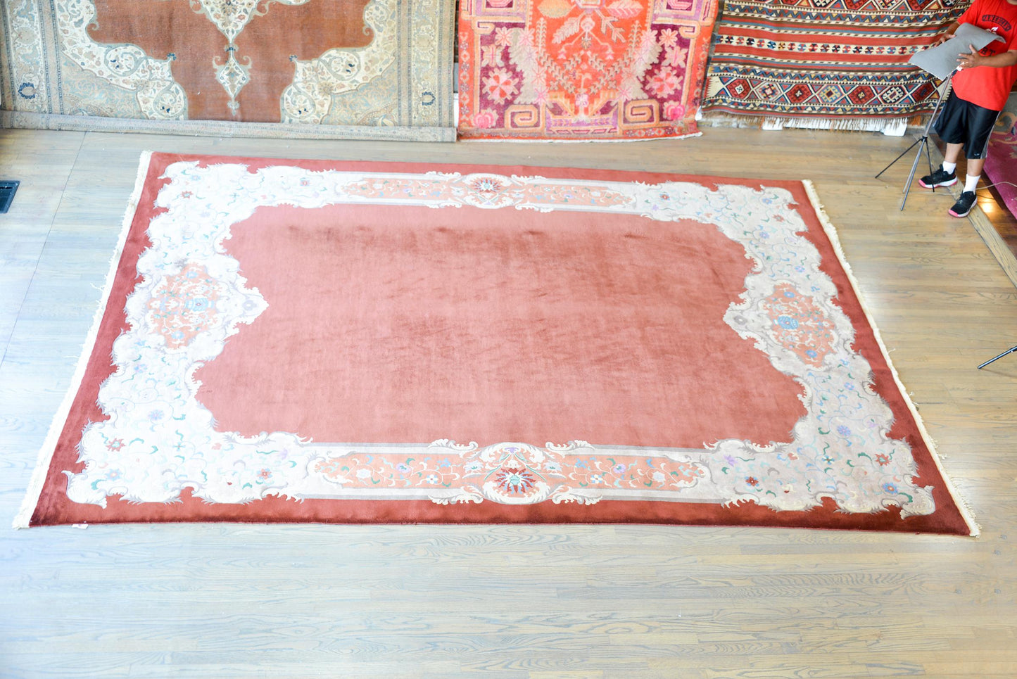 Chinese Art Deco Rug For Sale