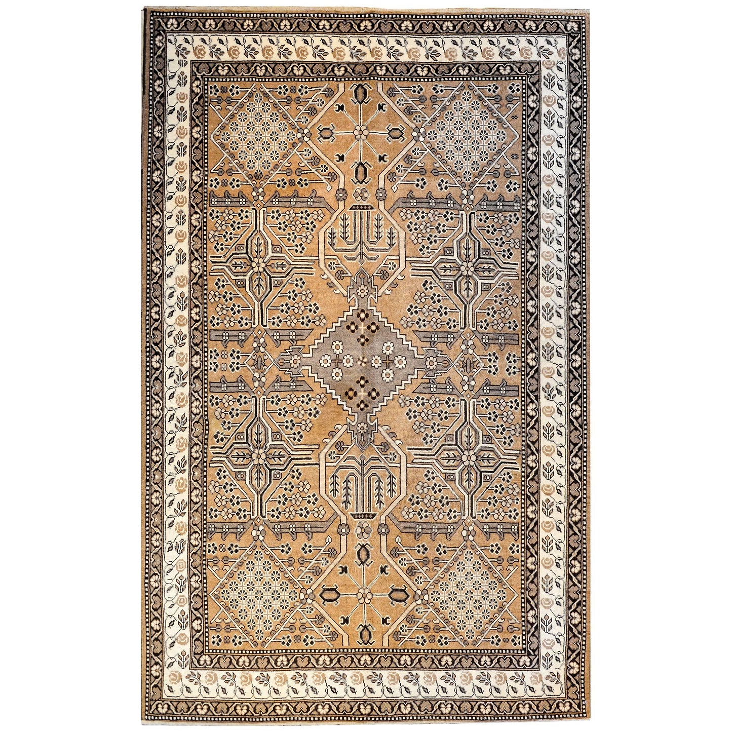 Wonderful Early 20th Century Bakhtiari Rug For Sale