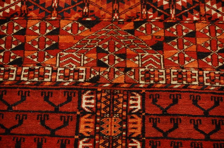 Early 20th Century Turkmen Prayer Rug For Sale
