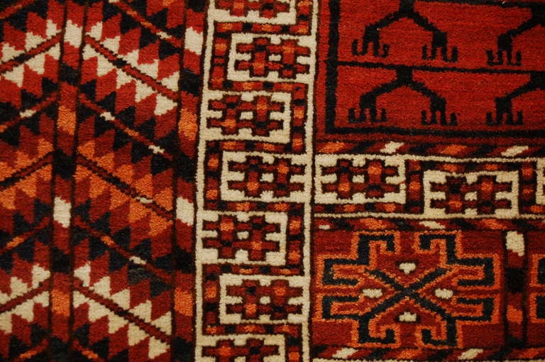 Early 20th Century Turkmen Prayer Rug For Sale