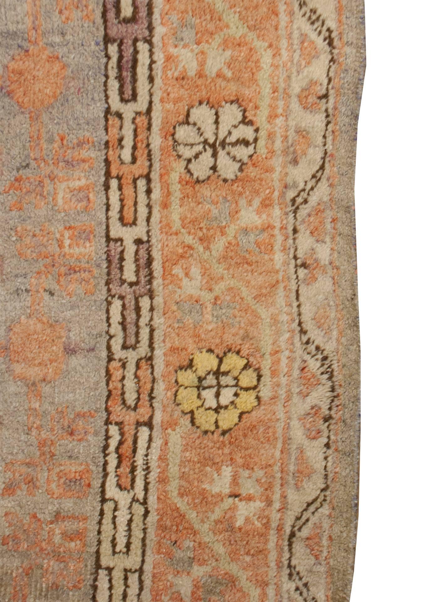 Early 20th Century Khotan Rug For Sale