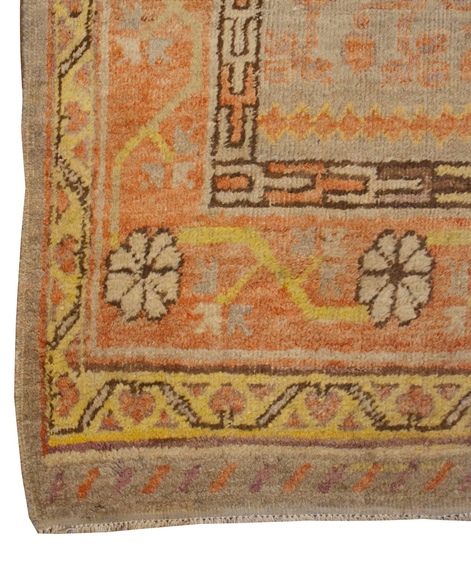 Early 20th Century Khotan Rug For Sale