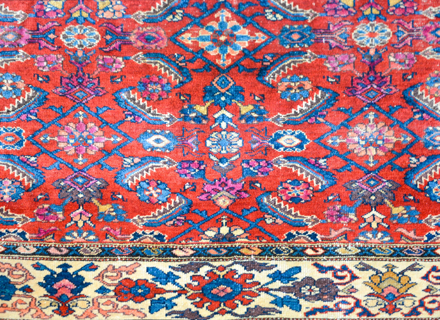 Early 20th Century Persian Malayer Rug For Sale